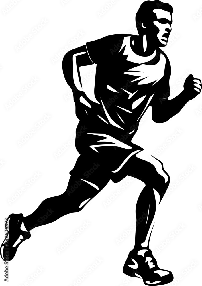Speed Surge Athlete Vector Emblem Endurance Elevation Sprinter Logo Symbol
