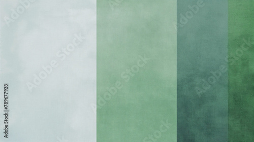 Muted light green grey stripes background with copy space, empty geometric textured backdrop surface for art poster decoration in pastel tones