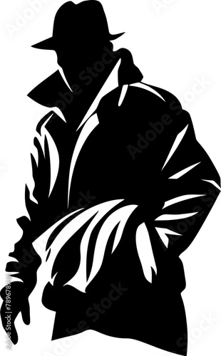 Filched Fleece Robber Vector Logo Heist Haul Stolen Bag Icon Vector