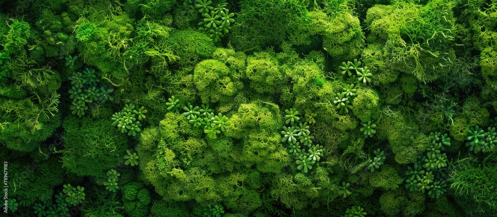 A green moss