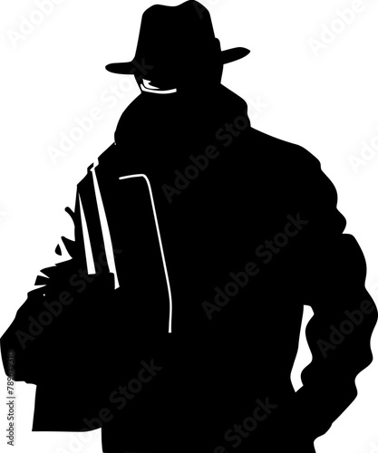 Larceny Loot Stolen Bag Vector Logo Bandits Haul Robber Emblem Design