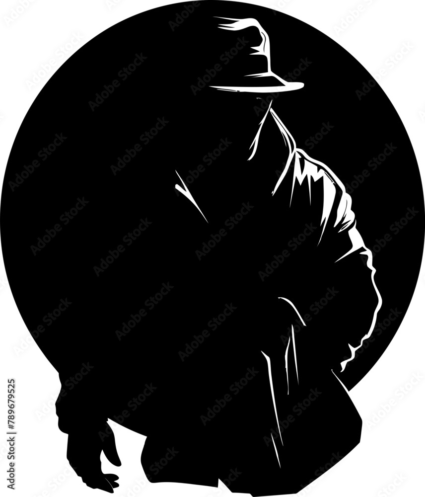 Burglars Booty Stolen Bag Icon Design Looted Luggage Robber with Loot Vector