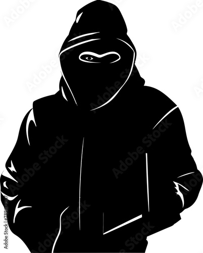 Thievery Treasures Stolen Bag Icon Design Grabbed Goods Robber Emblem Design