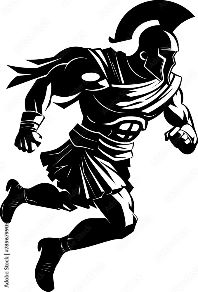 Agile Arena Assault Gladiator Sprint Emblem Rapid Runners Resolve Warrior Vector Logo