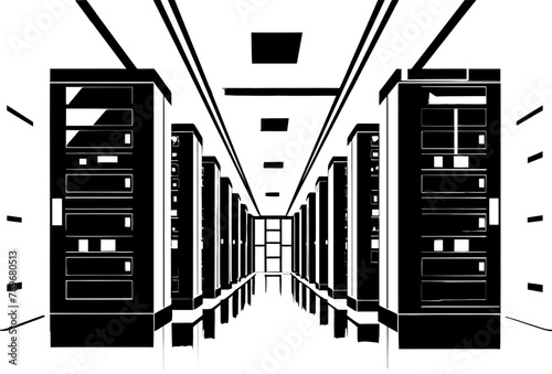 Binary Bounty Data Center Logo Data Haven Server Farm Emblem