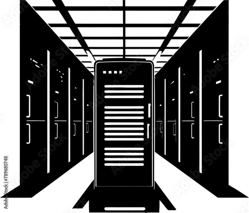 Information Plantation Server Farm Vector Design Digital Orchard Data Center Grove Logo