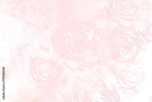 Aesthetic png rose background, floral transparent design