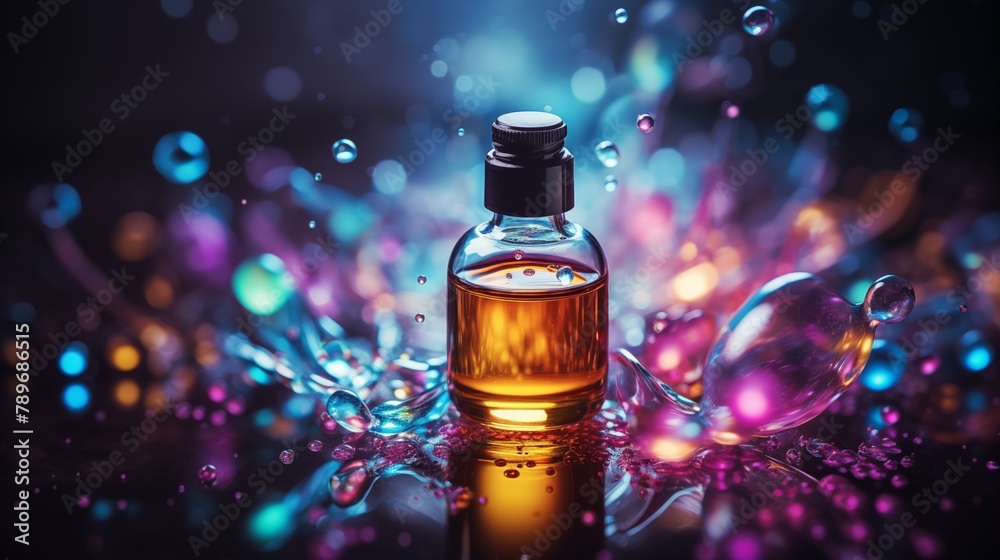 Liquid droplets bottle Liquid droplets bottle