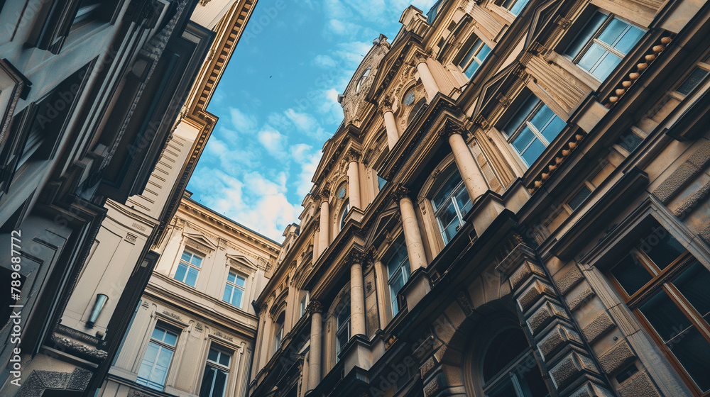 Obraz premium building in the city