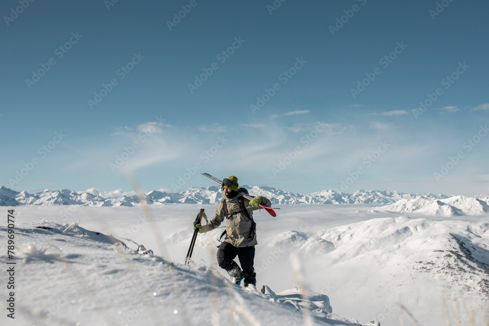 Man skier Man skier