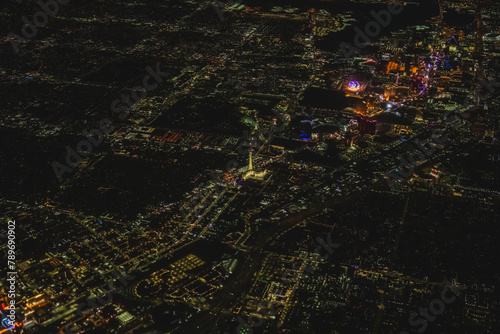 Canvas Print Las Vegas at 1 AM