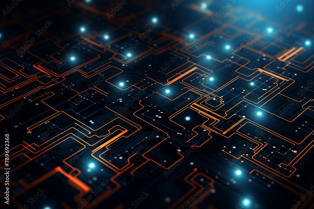 Abstract technology circuit digital line electronic network data innovation concept background. Abstract technology circuit digital line electronic network data innovation concept background.