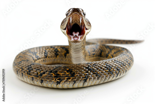 snake isolated on white background