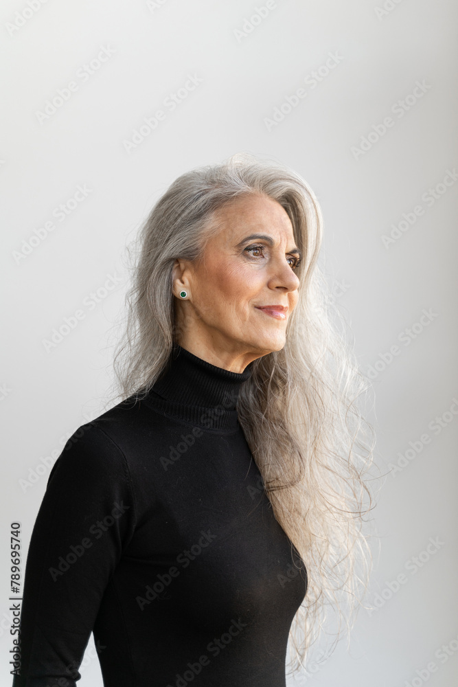 Elegant mature woman portrait Elegant mature woman portrait