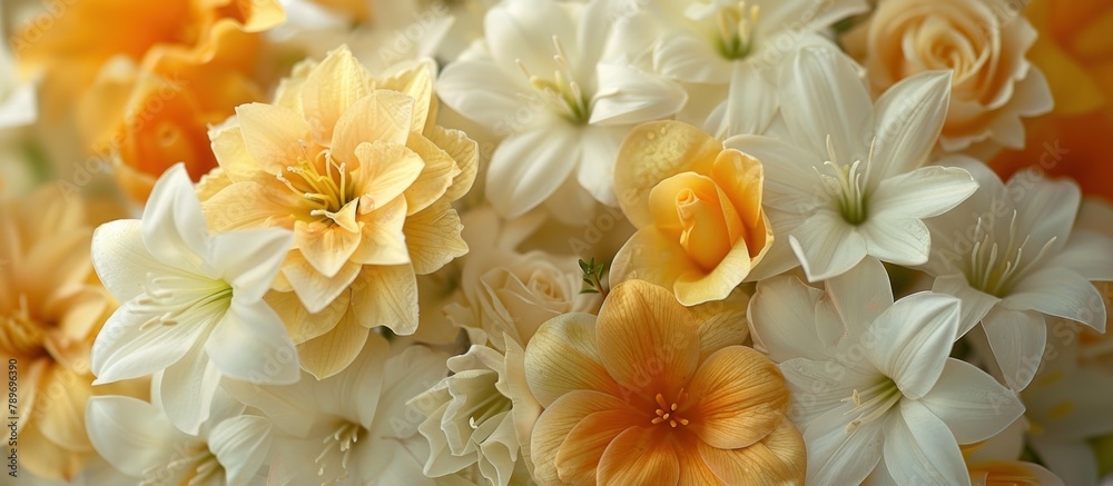 White and Yellow Flowers White and Yellow Flowers