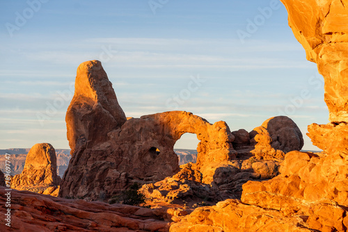 Turret Arch in Arches National Park, Utah photo