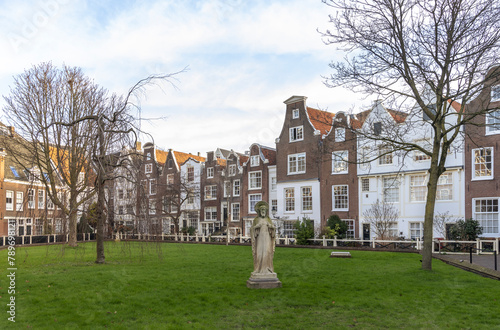 Beguine courtyard in Amsterdam