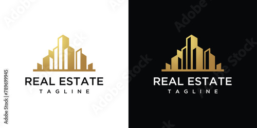 Real estate building logo design tamplate . Building real estate logo design
	
 photo
