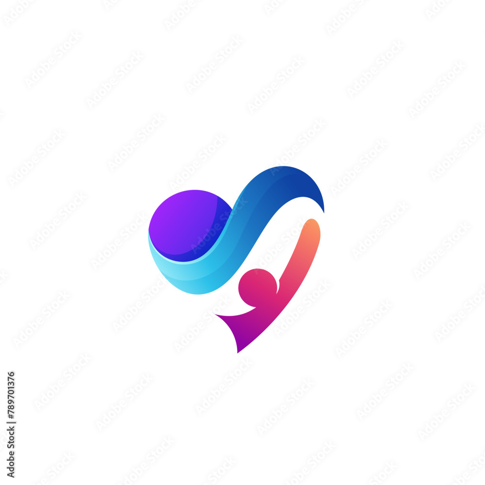 Heart icon and people care design unity, love care design Heart icon and people care design unity, love care design