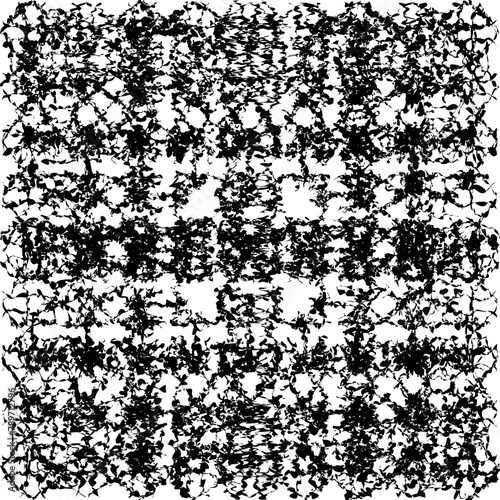 A noisy texture in a monochrome style is suitable for creating dirty surfaces or painting.