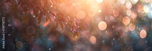 Blurred Refraction Light with Bokeh or Organic Flare Overlay Effect