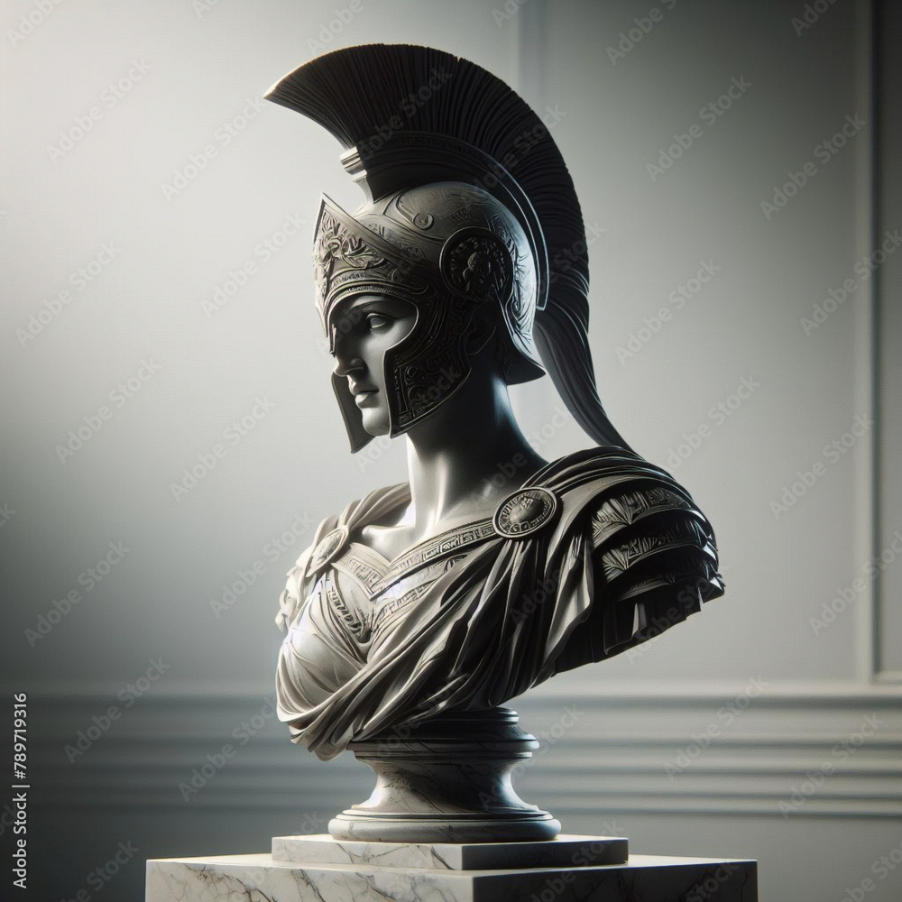 Athena marble statue, the ancient goddess of science and knowledge, Athens Greece. Athena the ancient Greek goddess. Statue of greek goddess. Athena marble statue, the ancient goddess of science and knowledge, Athens Greece. Athena the ancient Greek goddess. Statue of greek goddess.