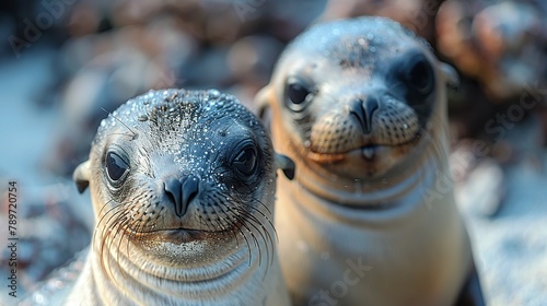 Close up of a cute seals © pikasso