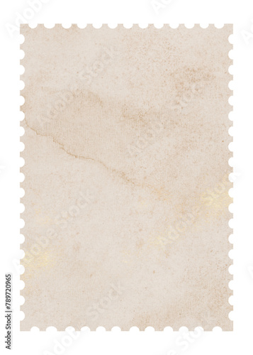 Post stamp png badge, transparent background photo