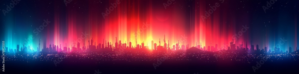 Abstract Neon Light Spectrum with Vivid Colors Perfect for Music, Entertainment, and Vibrant Backgrounds Abstract Neon Light Spectrum with Vivid Colors Perfect for Music, Entertainment, and Vibrant Backgrounds