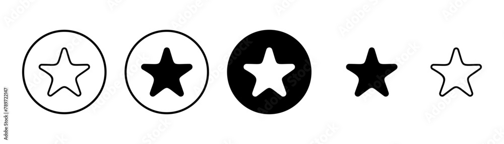 Star Icon vector isolated on white background. Star vector icon. Rating symbol Star Icon vector isolated on white background. Star vector icon. Rating symbol