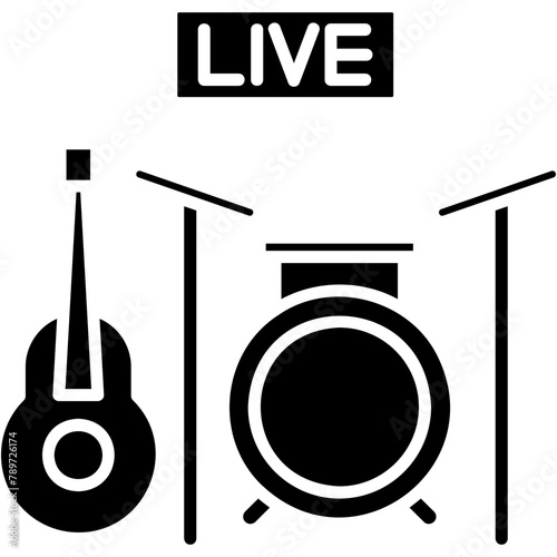 Live Music Icon