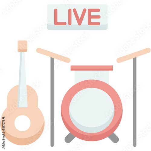 Live Music Icon