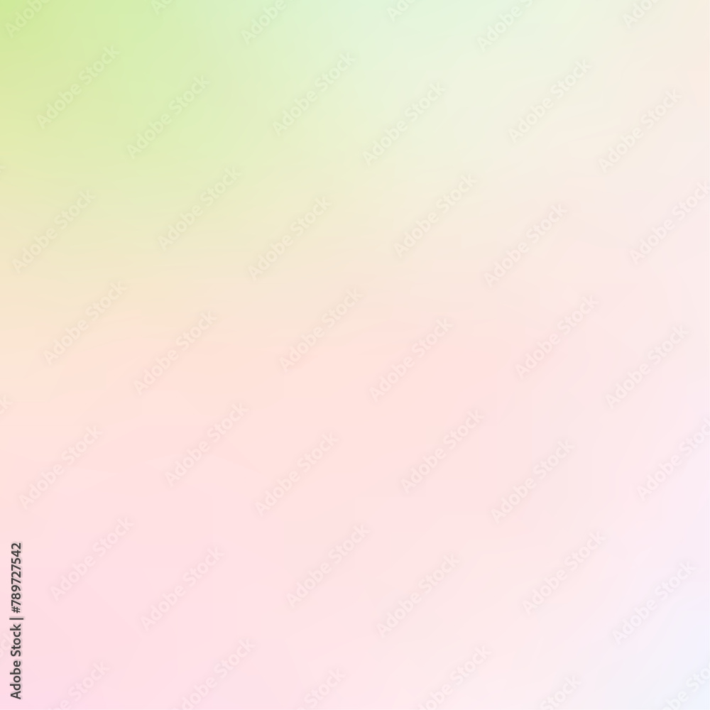 Vector Gradient Background with Spring Light Pink and Green Tones for Creative Projects