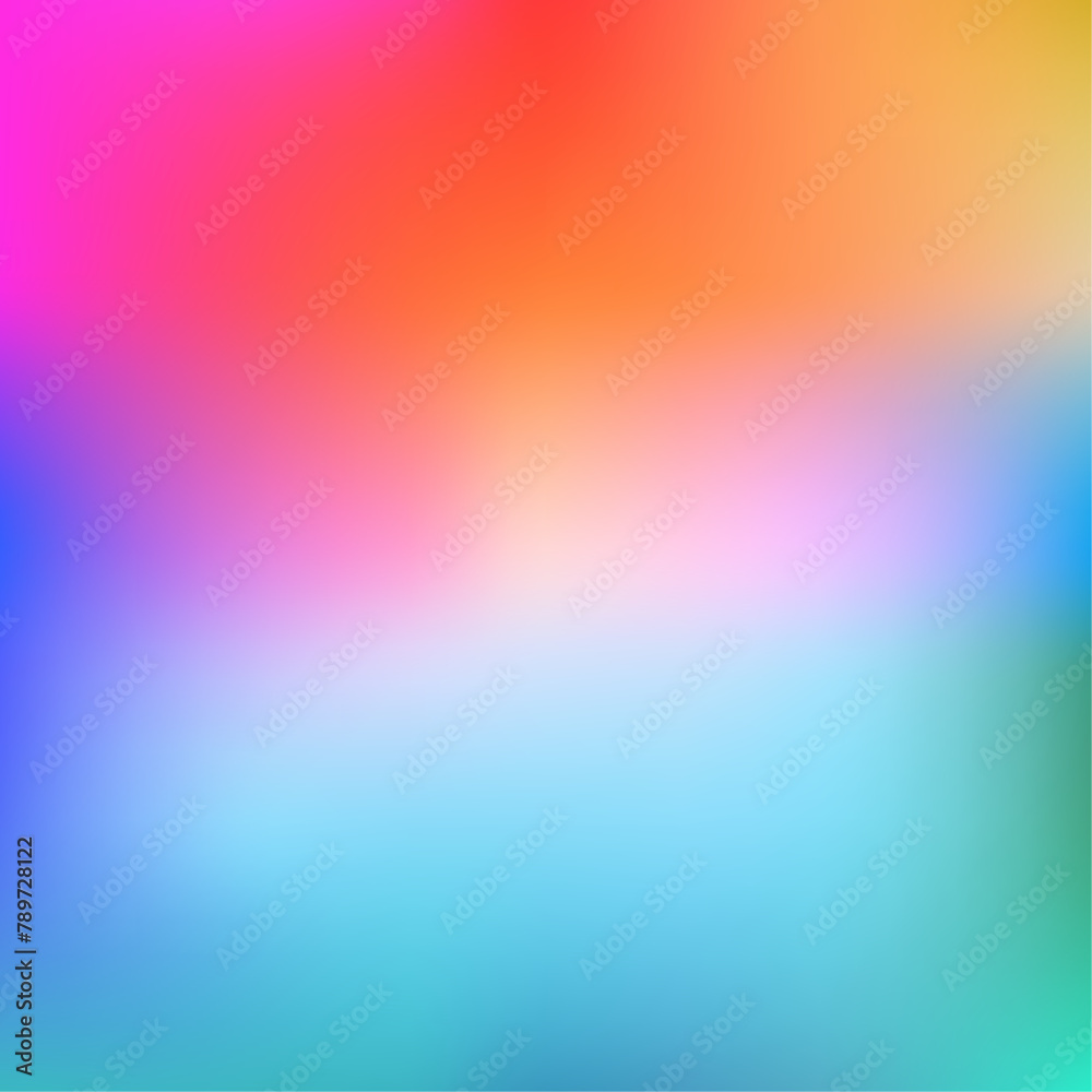Colorful Abstract Vector Gradient Background Template