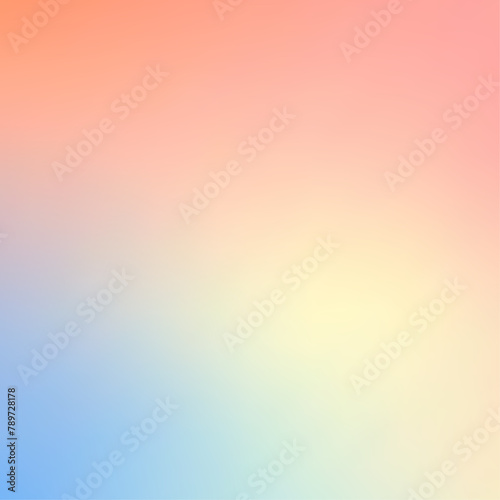 Colorful Vector Gradient Background for Summer Designs