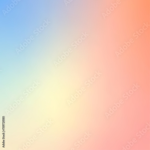 Vibrant Ombre Vector Background Perfect for Summer Designs