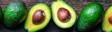 Educate Yourself on Avocado Varieties, Learn about the different types of avocados, closeup