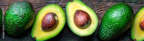 Educate Yourself on Avocado Varieties, Learn about the different types of avocados, closeup photo