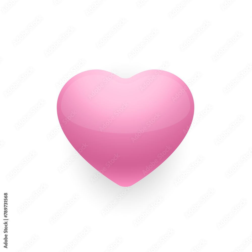 Pink heart icon design. Vector illustration. Pink heart icon design. Vector illustration.