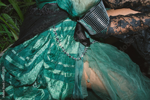 upcycling avant garde design dress