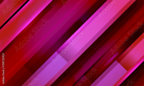 Red and pink diagonal line geometry tech abstract background. color stripes.