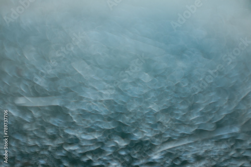 Abstract blue and white image photo