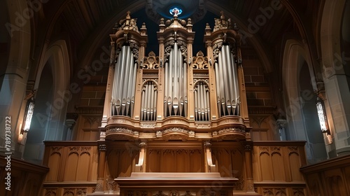 Majestic Organ Echoes in Gothic Silence. Concept Classical Music, Pipe Organ Concert, Medieval Architecture, Gothic Cathedrals