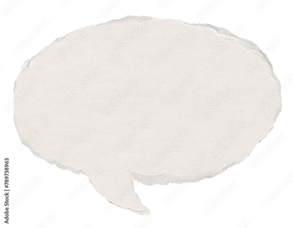 Speech bubble png sticker, paper craft on transparent background Speech bubble png sticker, paper craft on transparent background
