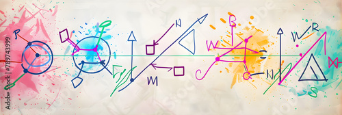 Colorful and Conceptual Illustration of Solving Quadratic Equations with the pq-Formula