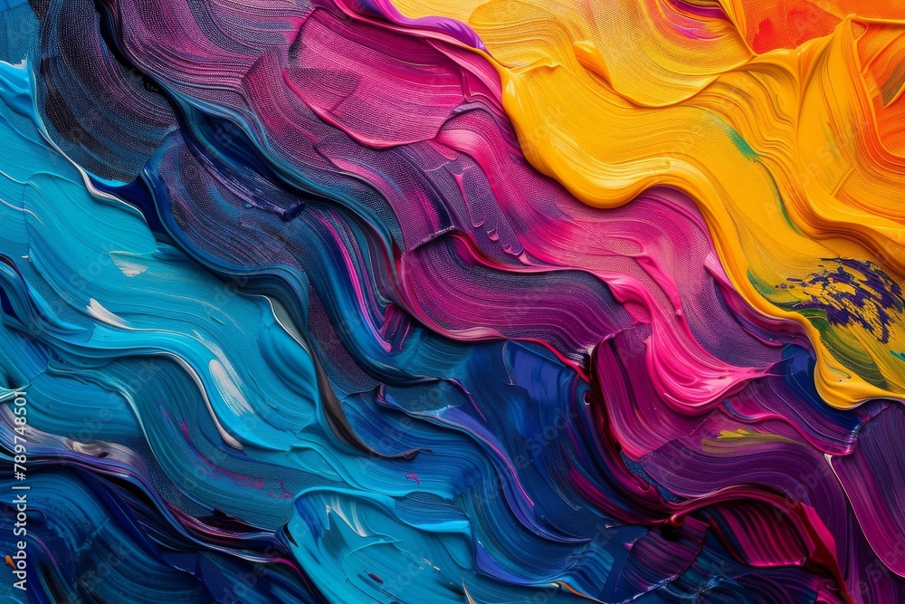 Spectrum symphony. An abstract portrayal of waves