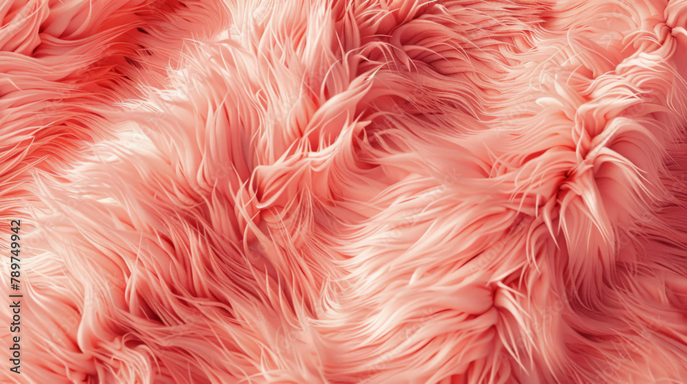 Abstract Fur background, concept color of the year 2024 Coral Mist. Abstract Fur background, concept color of the year 2024 Coral Mist.