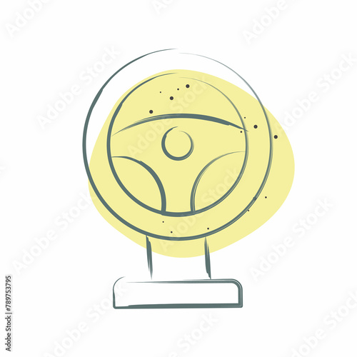 Icon Racing. related to Online Game symbol. Color Spot Style. simple design illustration