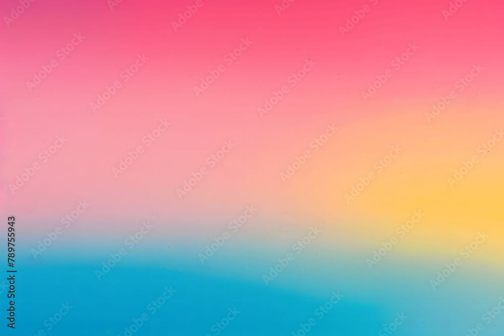 Blurred Smooth Abstract Gradient Background. Blue Pink Yellow