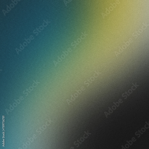 Blue Yellow White Black Gradient. Noise Texture. backdrop for header, banner, Poster Design. Vibrant Grunge Grainy Background. empty space, templet.